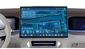 Protector de vidrio templado Pixsel en el monitor DENZA N9 - 18“ 2025 -