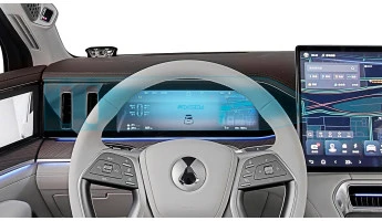 Protector de vidrio templado Pixsel en el panel de instrumentos DENZA N9 - 23.3“ 2025 -