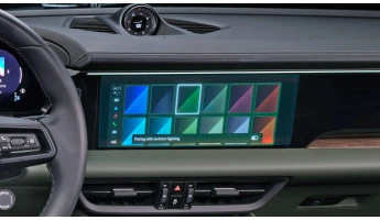 Protector de vidrio templado Pixsel en el monitor PORSCHE MACAN ELECTRIC - 12.5“ 2024 -