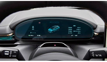 Protector de vidrio templado Pixsel en el panel de instrumentos ZEEKR 7X - 13.9“ 2024 -