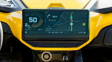 Protector de vidrio templado Pixsel en el monitor BRP CAN-AM MAVERICK R 2024 + 10.25“