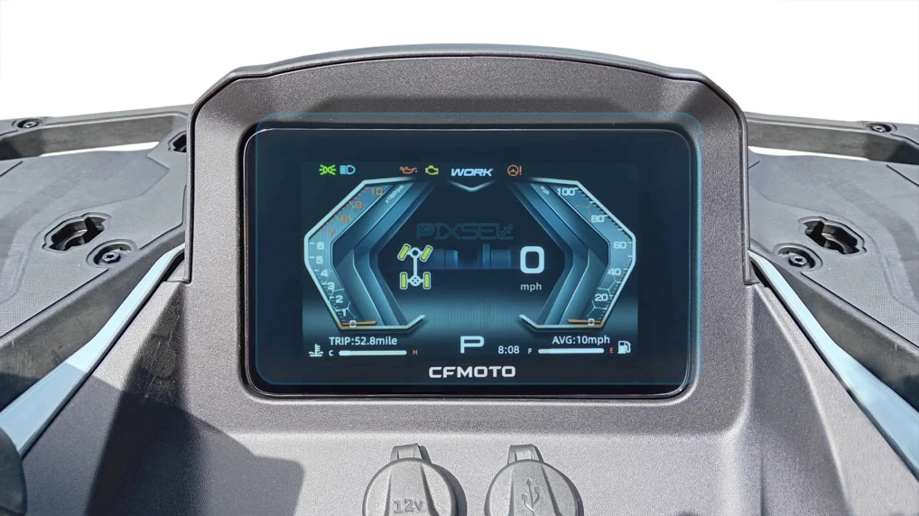 Protector de vidrio templado Pixsel para el velocímetro del quad CFMOTO CFORCE 850 TOURING 9“