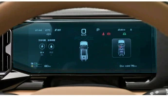 Protector de vidrio templado Pixsel en el panel de instrumentos BYD LEOPARD 8 - 15.2“ 2024 -