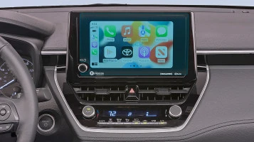 Protector de vidrio templado Pixsel en el monitor TOYOTA COROLLA CROSS - 10.3“ 2021 - 2024