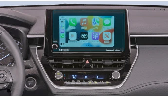 Protector de vidrio templado Pixsel en el monitor TOYOTA COROLLA CROSS - 10.3“ 2021 - 2024