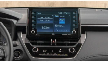 Protector de vidrio templado Pixsel en el monitor TOYOTA COROLLA CROSS - 10.3“ 2021 - 2024