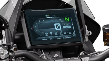 Protector de vidrio templado Pixsel en el velocímetro de la moto KTM 1290 SUPER ADVENTURE S 8.7“