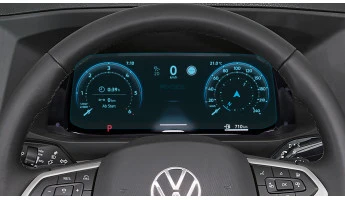 Protector de vidrio templado Pixsel en el panel de instrumentos VOLKSWAGEN CRAFTER - 10“ 2024 -
