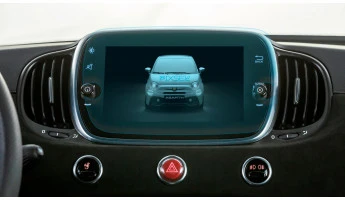 Protector de vidrio templado Pixsel en el monitor FIAT 595 - 9.6“ 2018 -