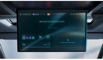 Protector de vidrio templado Pixsel para el monitor trasero ZEEKR 009 - 17.7“ 2024 -