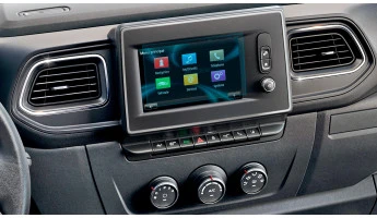 Protector de vidrio templado Pixsel en el monitor RENAULT MASTER - 6.9“ 2020 - 2023