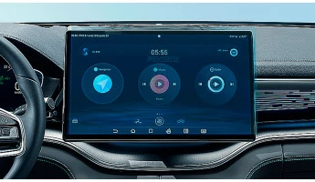 Protector de vidrio templado Pixsel en el monitor BYD SEAL U - 16.2“ 2024 -
