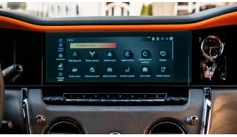 Protector de vidrio templado Pixsel en el monitor ROLLS ROYCE CULLINAN - 12.4“ 2024 -