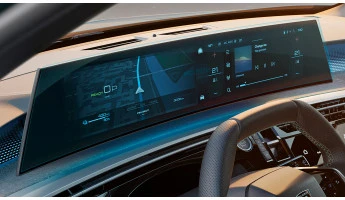 Protector de vidrio templado Pixsel en el panel de instrumentos PEUGEOT 3008 - 27.9“ 2024 -