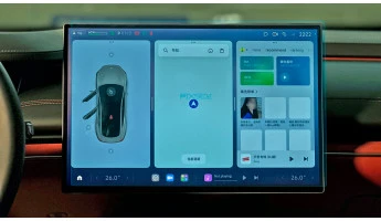 Protector de vidrio templado Pixsel en el monitor XIAOMI SU7 - 16.7“ 2024 -