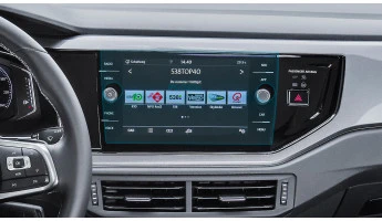 Protector de vidrio templado Pixsel en el monitor VOLKSWAGEN POLO - 10.8“ 2017 -