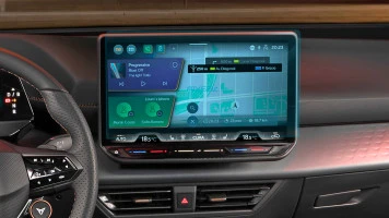 Protector de vidrio templado Pixsel en el monitor CUPRA BORN - 14“ 2024 -