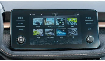 Protector de vidrio templado Pixsel en el monitor SKODA FABIA - 12.5“ 2021 -