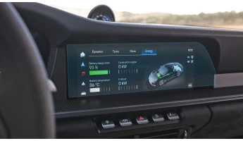 Protector de vidrio templado Pixsel en el monitor PORSCHE 911 - 13.5“ 2024 -