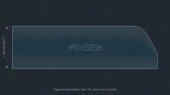 Protector de vidrio templado Pixsel en el monitor PORSCHE 911 - 13.5“ 2024 -