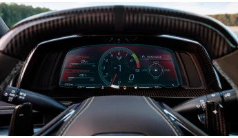 Protector de vidrio templado Pixsel en el panel de instrumentos CHEVROLET CORVETTE - 11.7“ 2019 - (C8)