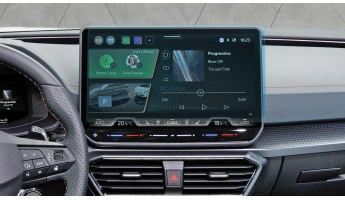 Protector de vidrio templado Pixsel en el monitor CUPRA LEON - 14“ 2024 -