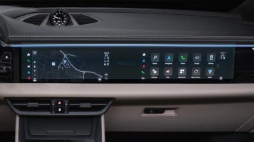 Protector de vidrio templado Pixsel en el monitor PORSCHE MACAN - 26“ 2024 -