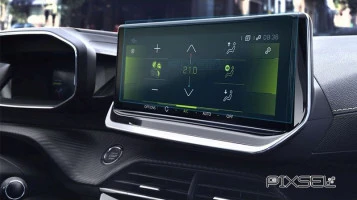Protector de vidrio templado Pixsel en el monitor PEUGEOT 2008 - 11.3“ 2019 - 2023