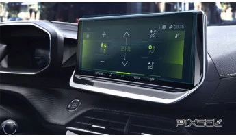 Protector de vidrio templado Pixsel en el monitor PEUGEOT 2008 - 11.3“ 2019 - 2023