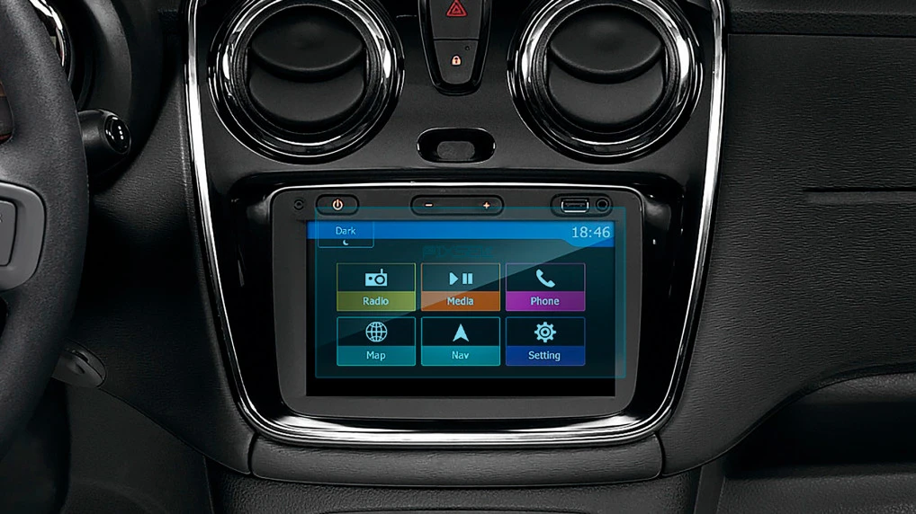 Protector de vidrio templado Pixsel en el monitor DACIA LODGY - 6.9“ 2016 - 2022