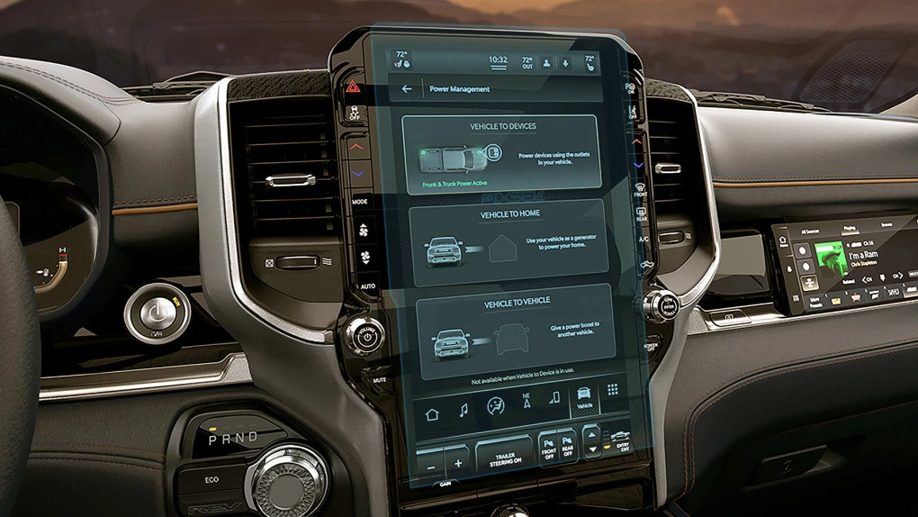 Protector de vidrio templado Pixsel en el monitor DODGE RAM 1500 - 15.4“ 2024 -