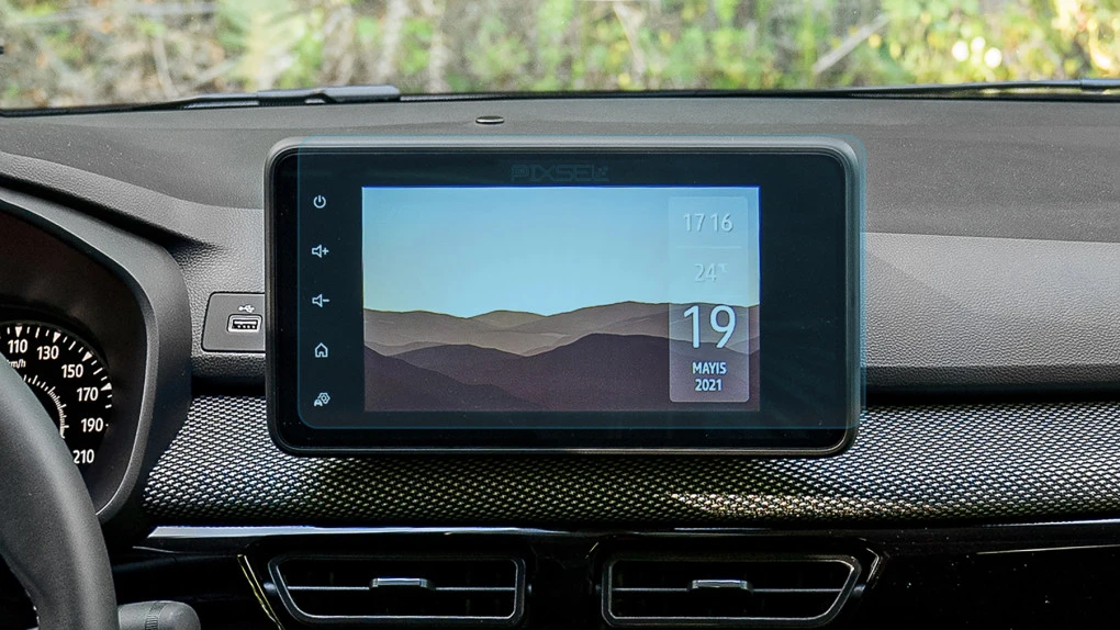 Protector de vidrio templado Pixsel en el monitor RENAULT TALIANT - 11.2“ 2021 -