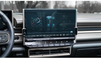 Protector de vidrio templado Pixsel en el monitor HUMMER EV - 16.5“ 2022 -