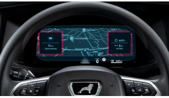 Protector de vidrio templado Pixsel en el panel de instrumentos MAN TGE - 10“ 2023 -