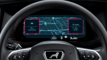 Protector de vidrio templado Pixsel en el panel de instrumentos MAN TGE - 10“ 2023 -