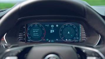 Protector de vidrio templado Pixsel en el panel de instrumentos SKODA OCTAVIA - 9.9“ 2024 -