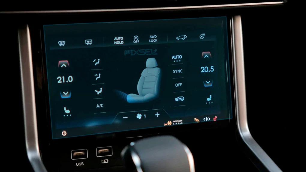 Protector de vidrio templado Pixsel para el control del clima KGM TORRES - 8.8“ 2023 -