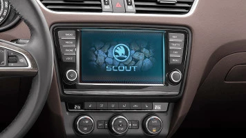 Protector de vidrio templado Pixsel en el monitor SKODA OCTAVIA - 8“ 2013 - 2016