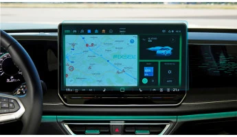 Protector de vidrio templado Pixsel en el monitor VOLKSWAGEN TIGUAN - 16“ 2024 -