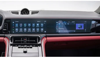 Protector de vidrio templado Pixsel en el monitor PORSCHE PANAMERA - 27.4“ 2024 -