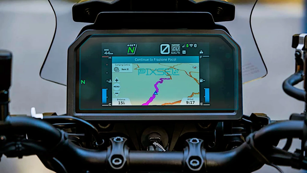 Protector de vidrio templado Pixsel en el velocímetro de la moto YAMAHA TRACER 9 GT + 2022 - 2024 9.6“