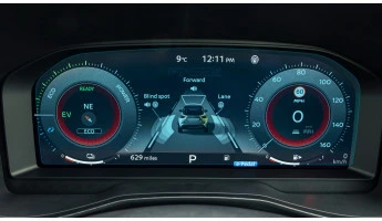 Protector de vidrio templado Pixsel en el panel de instrumentos NISSAN JUKE - 12.1“ 2024 -