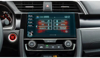 Protector de vidrio templado Pixsel en el monitor HONDA CIVIC - 9.4“ 2015 - 2020