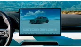 Protector de vidrio templado Pixsel en el monitor ZEEKR 001 - 15.7“ 2024 - 2025