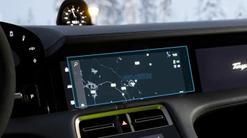 Protector de vidrio templado Pixsel en el monitor PORSCHE TAYCAN - 12.3“ 2020 -