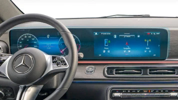 Protector de vidrio templado Pixsel en el panel de instrumentos MERCEDES BENZ V-CLASS - 28.5“ 2024 -