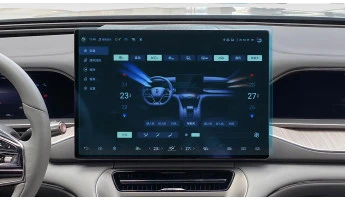 Protector de vidrio templado Pixsel en el monitor DENZA N7 - 18“ 2023 -