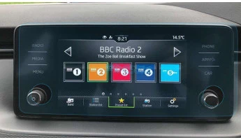 Protector de vidrio templado Pixsel en el monitor SKODA KAMIQ - 12.5“ 2023 -