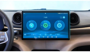 Protector de vidrio templado Pixsel en el monitor BYD DOLPHIN - 13.7“ 2021 -