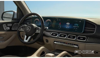 Protector de vidrio templado Pixsel en el panel de instrumentos MERCEDES BENZ GLS-CLASS - 28.5“ 2024 -